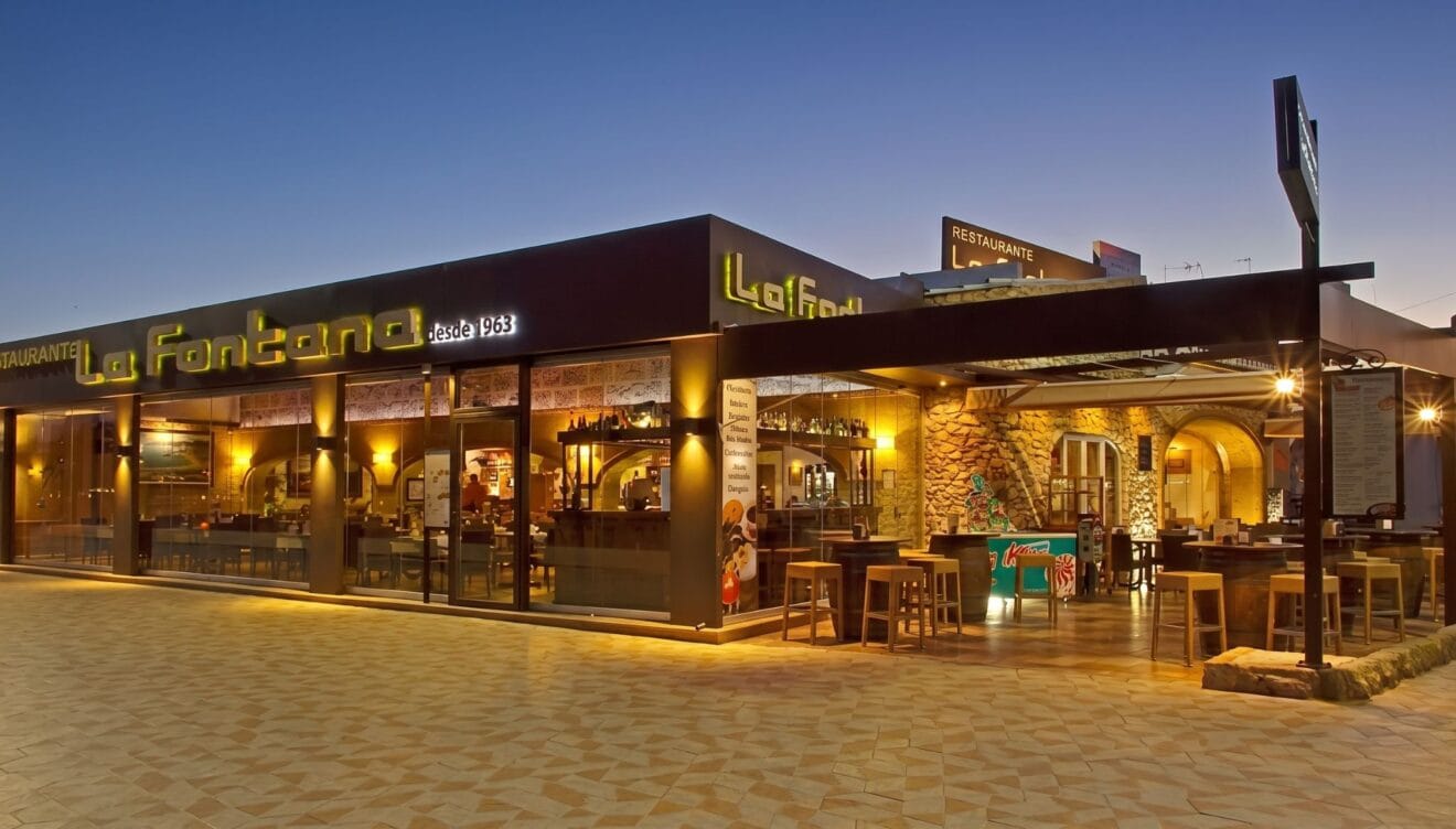 Restaurante La Fontana, cocina con producto selecto