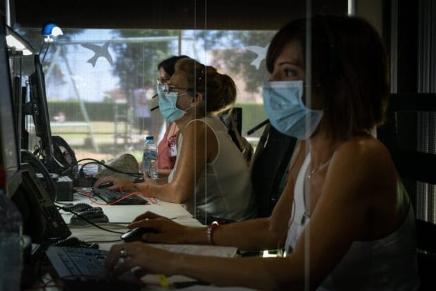 Imagen: Centralita del Hospital de Dénia
