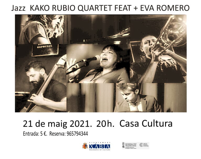 Concert de jazz du quatuor Kako Rubio