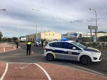 Control de Policía Local en Xàbia