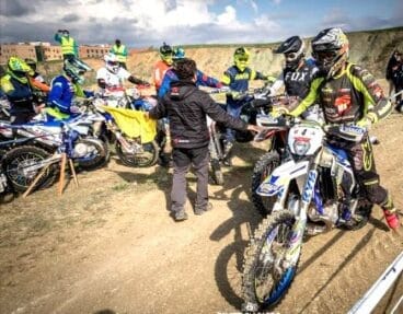 Cristóbal Cholbi en el Campeonato de España de Enduro
