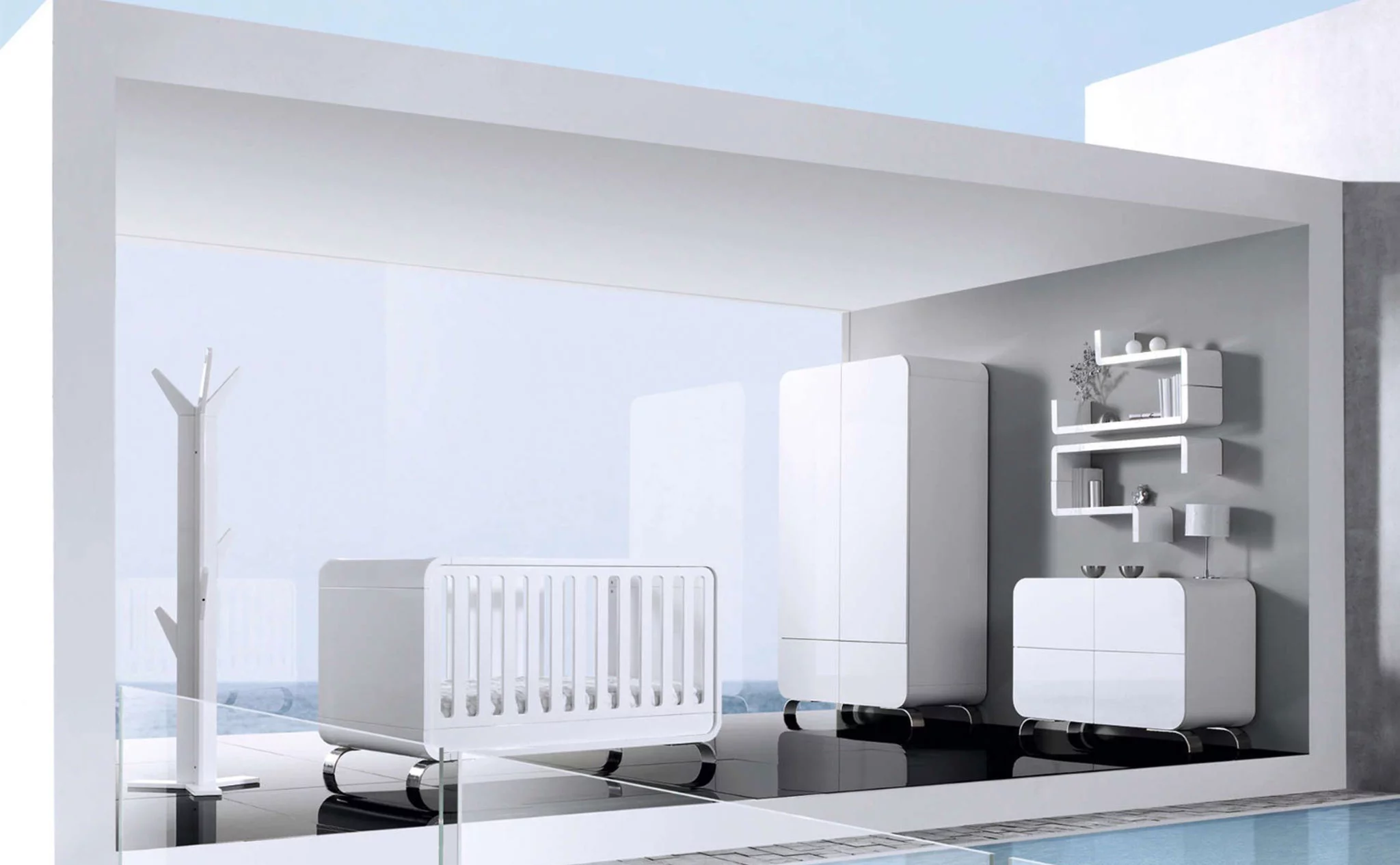 Dormitorio de bebé convertible – Alondra