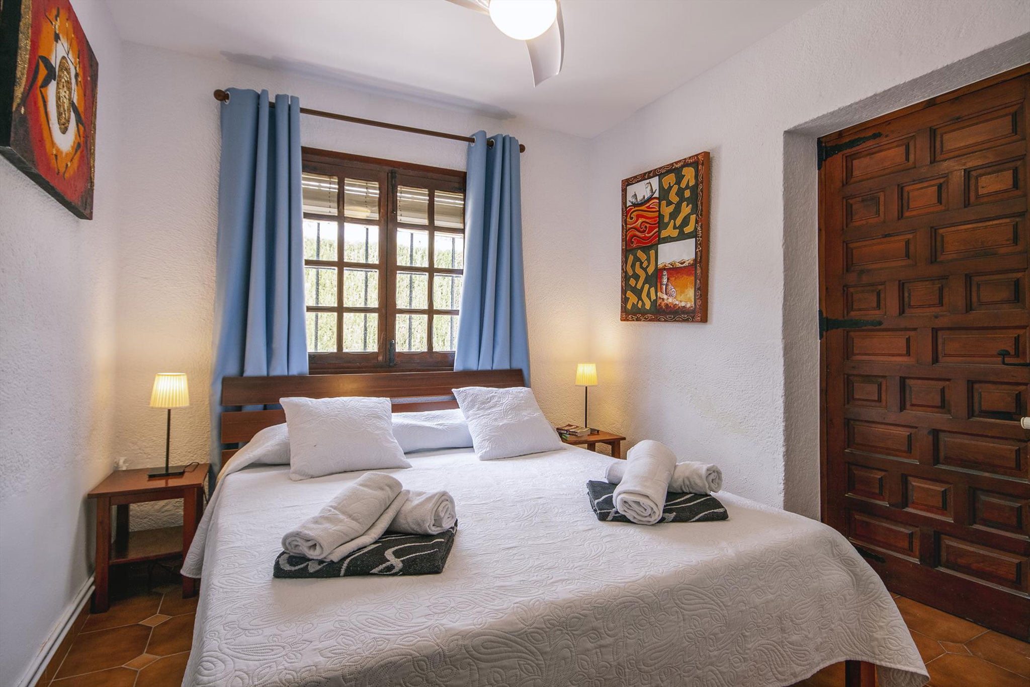 Dormitorio en una villa de vacaciones en Jávea – Aguila Rent a Villa