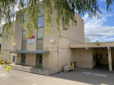 Fachada principal del CEIP Mediterrània