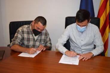 Firma de convenio en El Poble Nou de Benitatxell