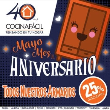 Mayo es el mes del aniversario de Cocina Fácil