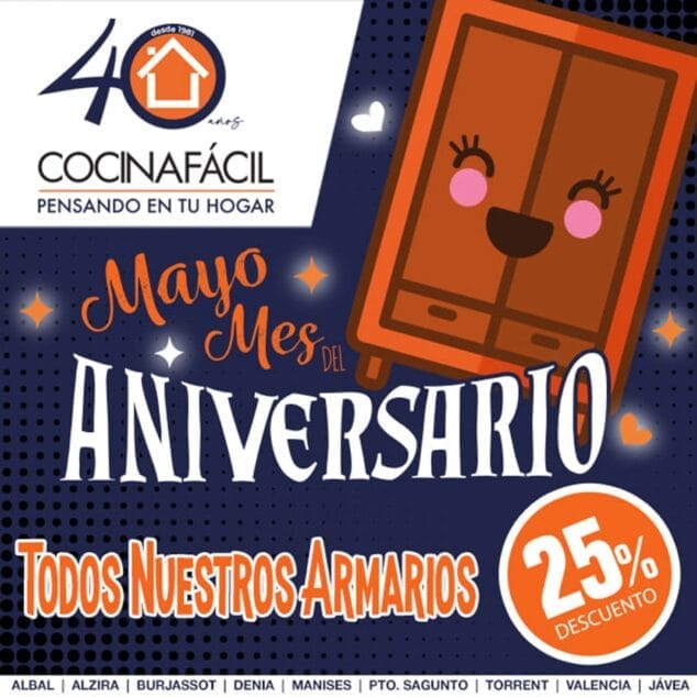 Imagen: Mayo es el mes del aniversario de Cocina Fácil