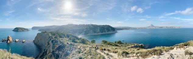 Imagen: Panorámica de Xàbia desde el Cap Prim
