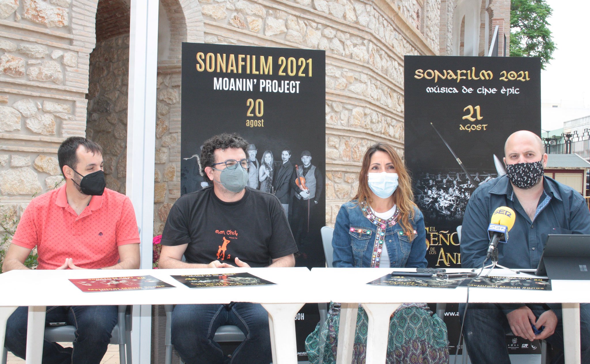 Imagen tomada durante la presentación de la tercera edición de Sonafilm