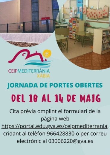Puertas abiertas CEIP Mediterrània
