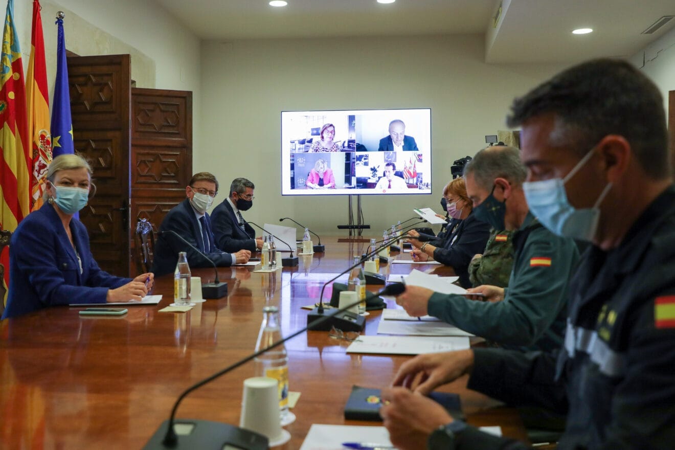 Reunión de coordinación de seguridad de medidas COVID-19