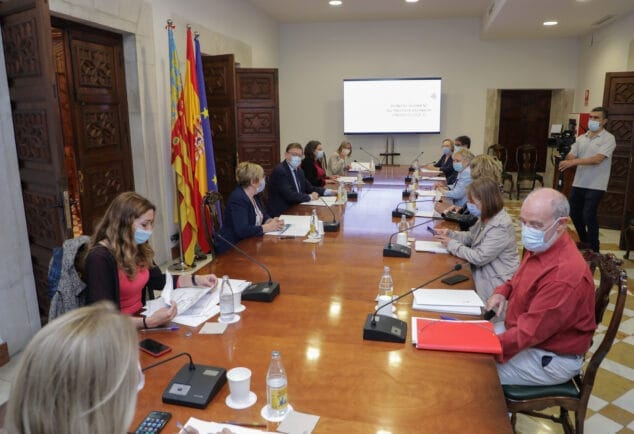Imagen: Reunión del President de la Generalitat