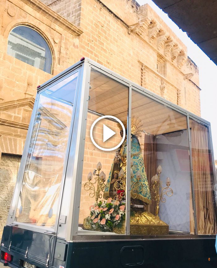Virgen de los Desamparados en Xàbia