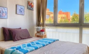 Vistas desde la cama en un estudio en venta en Jávea – Inmobiliaria Belen Quiroga