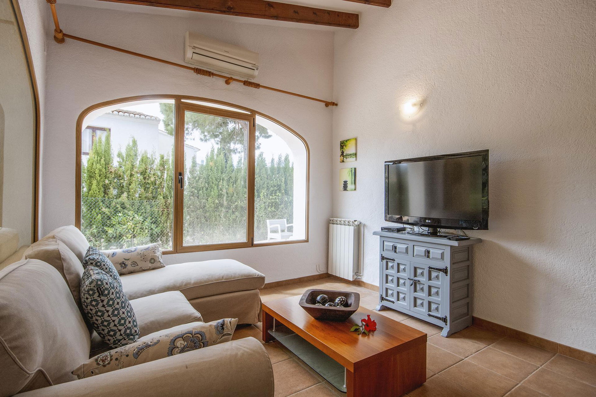 Zona de estar en una villa de vacaciones en Jávea – Aguila Rent a Villa