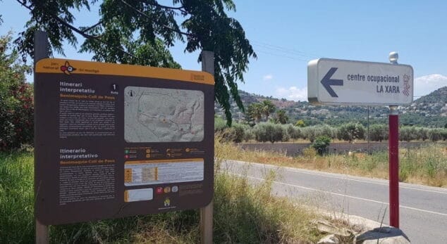 Imagen: Acceso al Centro Ocupacional La Xara