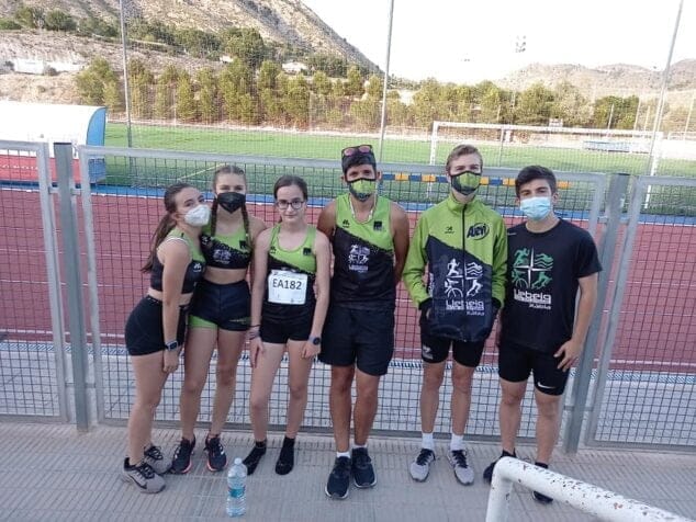 Imagen: Atletas del CA Llebeig Xàbia