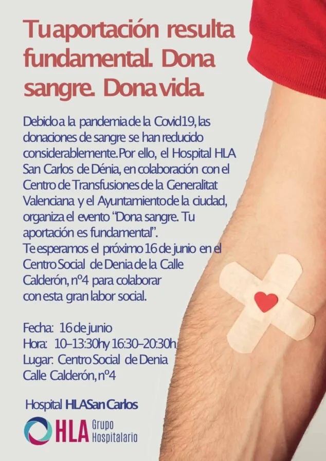 Imagen: Donación Hospital San Carlos