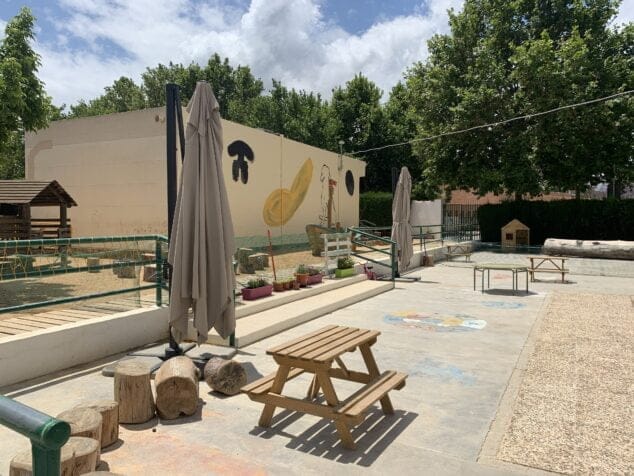 Imagen: Patio de infantil del CEIP Port de Xàbia