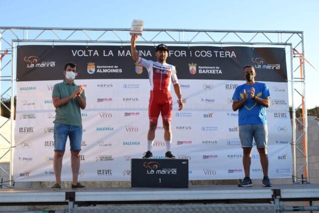 Imagen: Pedro José López en el podio