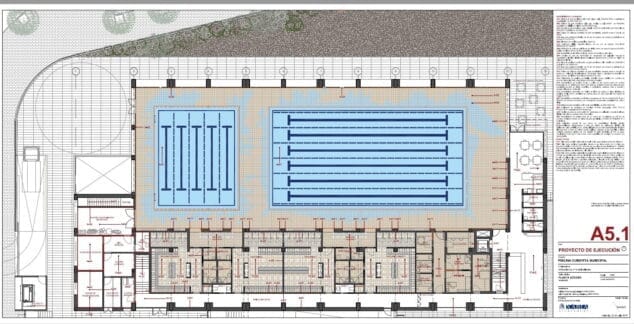 Imagen: plano piscina