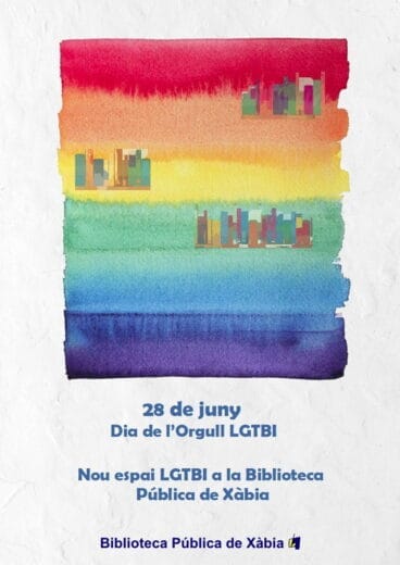 Presentación del nuevo espacio LGTBI de la Bibliotecas de Xàbia