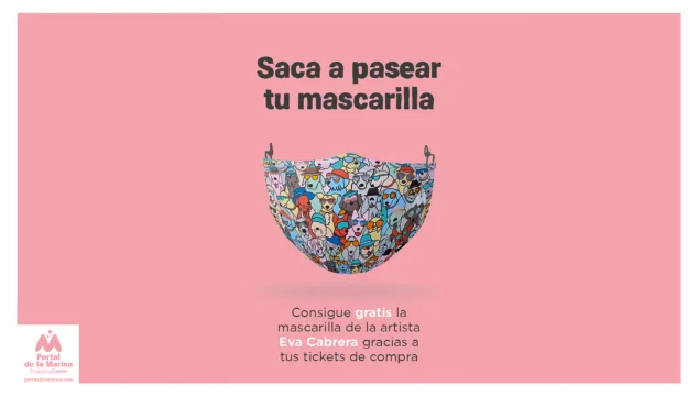 Imagen: Regalo mascarilla Portal de la Marina