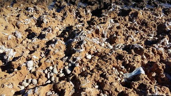 Imagen: Toallitas en el Primer Montañar de Xàbia