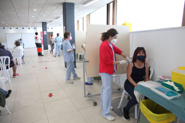 Imagen: Vacunación masiva en Xàbia