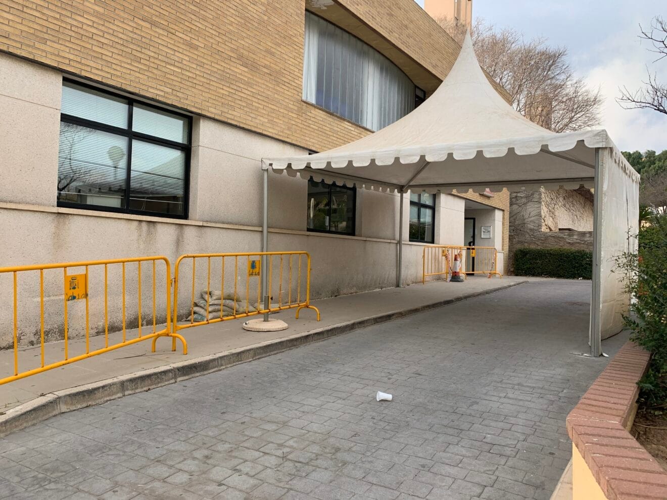 Carpa para la realización de PCR en Xàbia