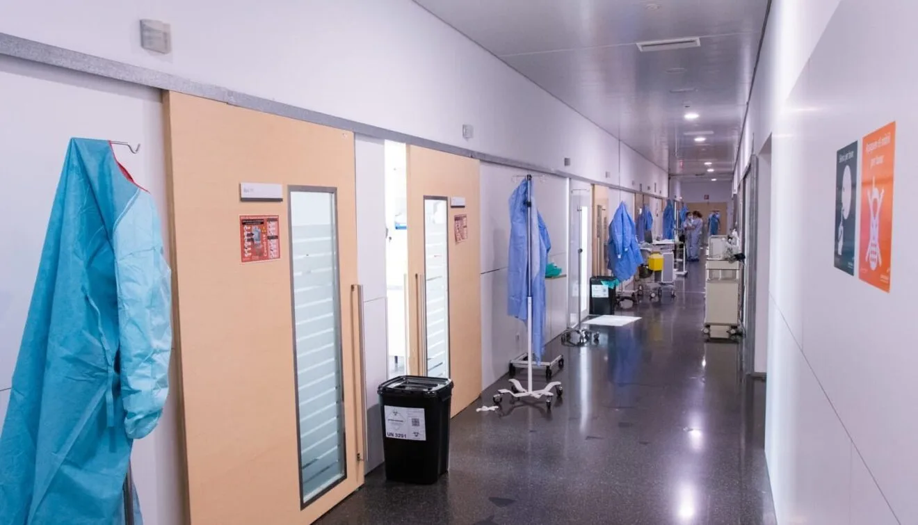 Circuito específico de coronavirus en Urgencias del Hospital de Dénia