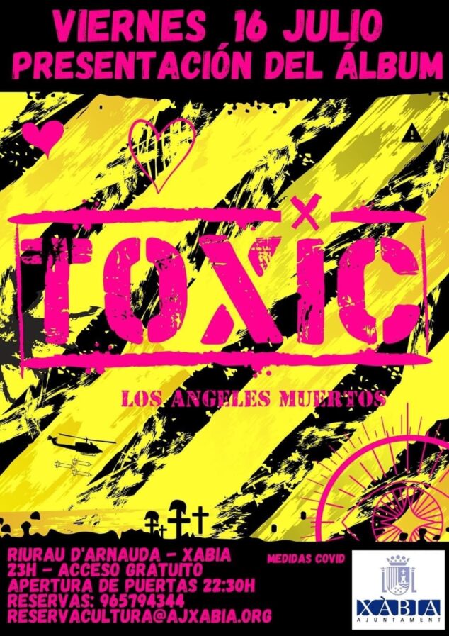 Imagen: Concierto de la banda de rock Toxic en Xàbia