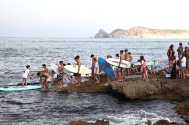 Homenaje al surfista Óscar Serra en Xàbia