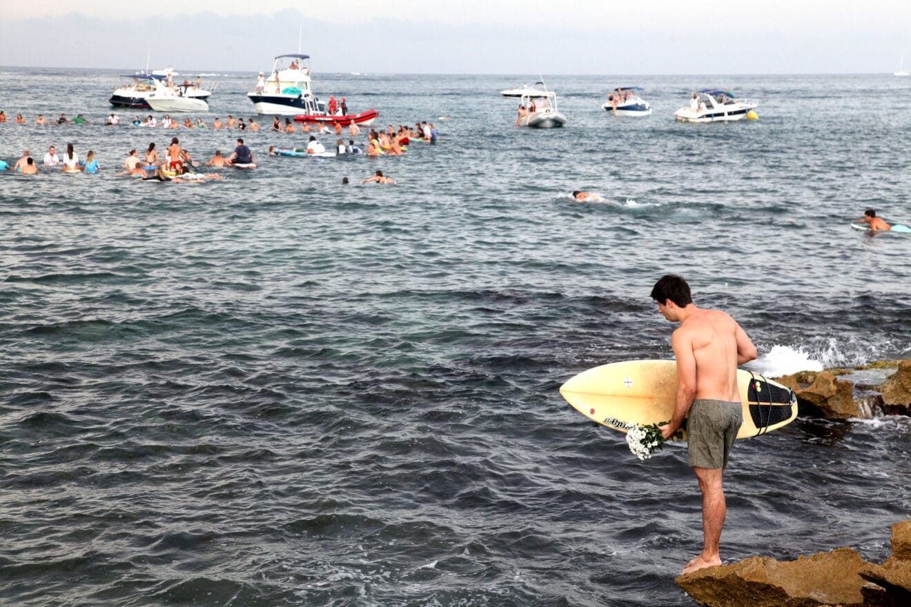 Homenaje al surfista Óscar Serra en Xàbia