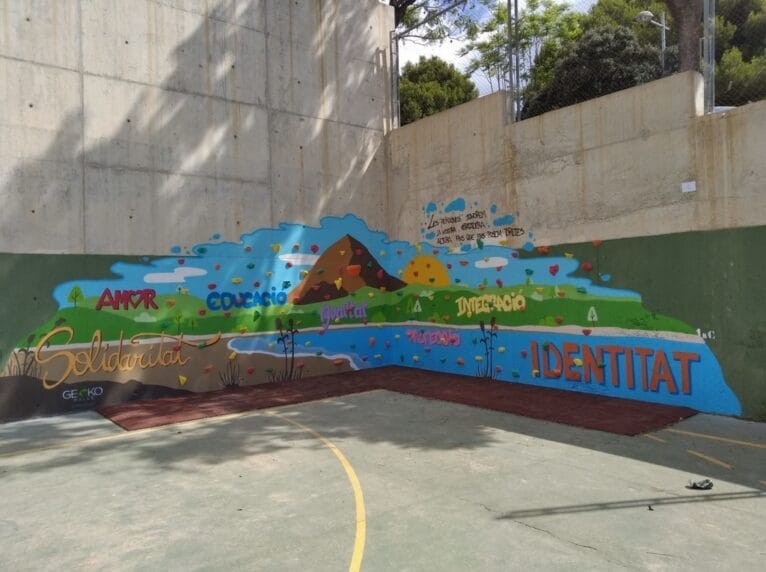 Mural del IES Antoni Llidó de Xàbia