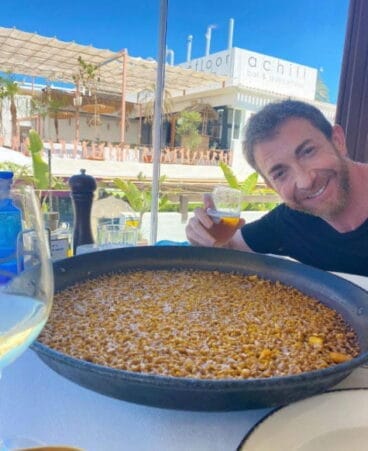 Pablo Motos y el arroz a banda