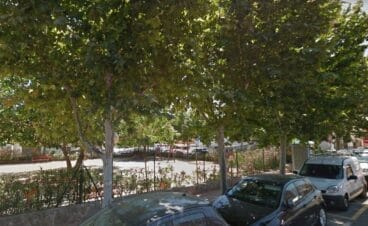 Parque infantil en la Plaza Xàtiva