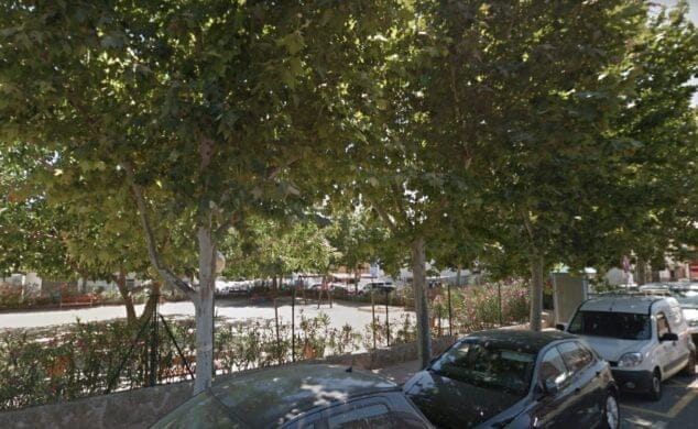Imagen: Parque infantil en la Plaza Xàtiva