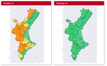 Situación de calor durante el fin de semana en la Marina Alta