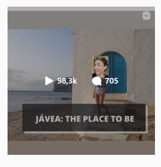 Imagen: Vídeo de humor sobre Xàbia en Instagram