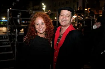 Espectadora con Juan Perro en el XàbiaJazz 2021