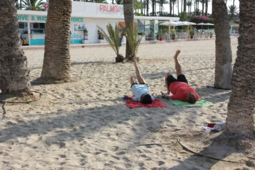 El Arenal es ideal para la actividad deportiva