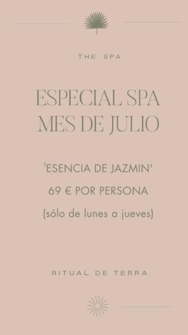 Especial Spa Esencia de Jazmín