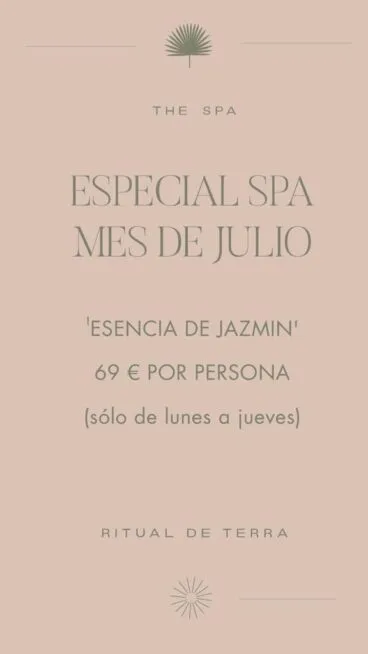 Especial Spa Esencia de Jazmín
