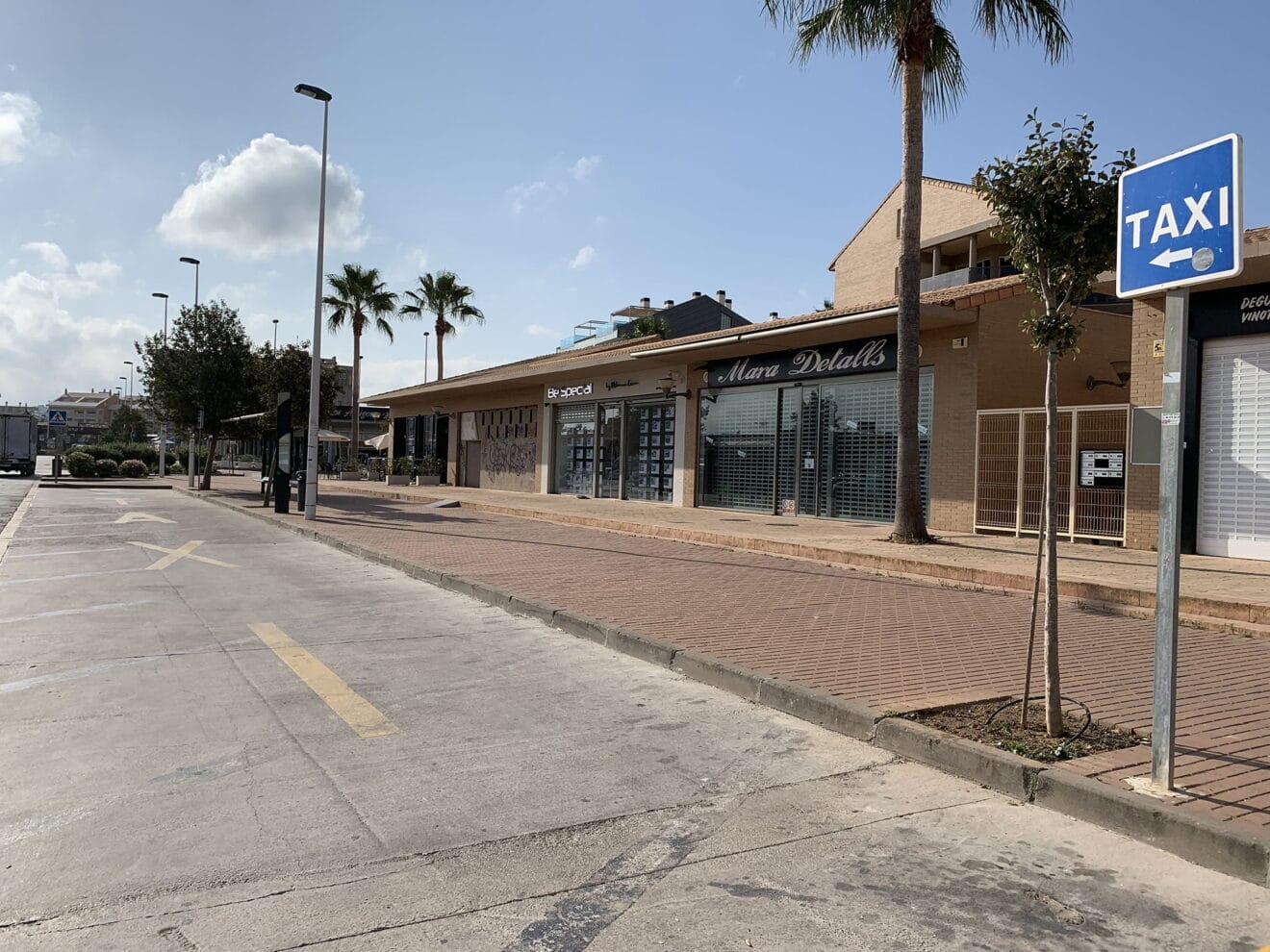 Parada de taxis de la playa del Arenal