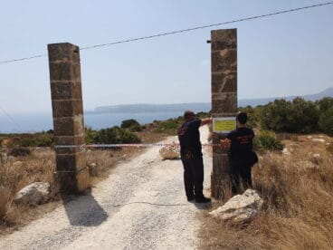 Precinto de accesos a áreas forestales de Xàbia