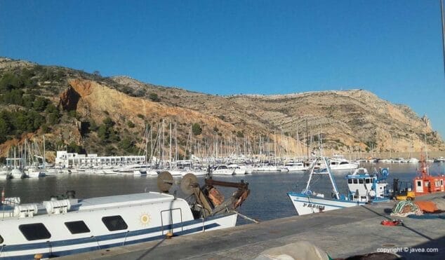 Imagen: Puerto pesquero de Xàbia