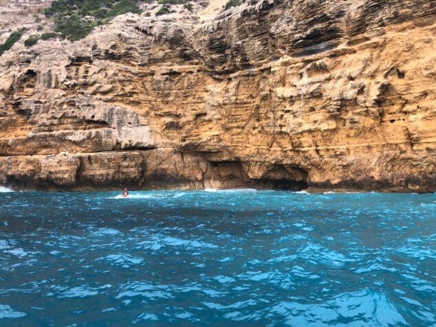 Imagen: Rescate de piragüistas en Xàbia