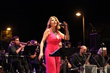Sedajazz y Sole Giménez durante el concierto de XàbiaJazz 2021
