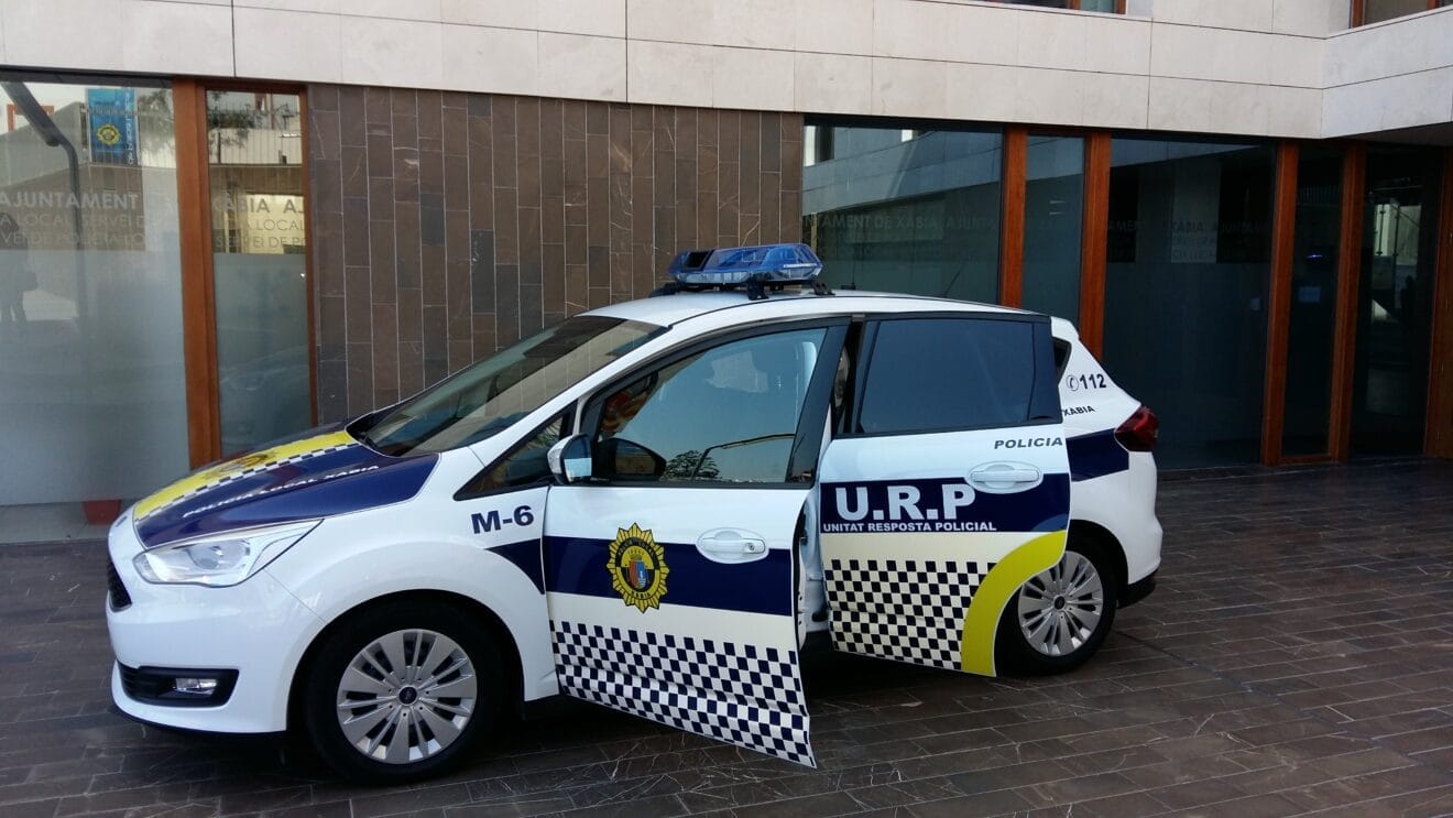 Vehículo de la Policía Local de Xàbia